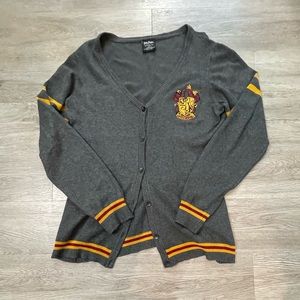 Harry Potter Gryffindor Button Up Sweater